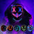 Halloween Led Face Mask (Purple/Blue)