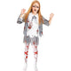 Girls Halloween Tights With Blood Stained Print