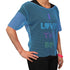 Neon Turquoise Mesh Top for Ladies