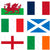 6 Nations Rugby Flags