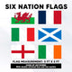 6 Nations Rugby Flags