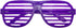 Neon Purple Shutter Shades