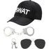 3pc Adult SWAT Costume Accessories Set