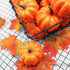 12 x Mini Artificial Pumpkins | Orange Autumn & Halloween Pumpkins