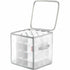 Grey Christmas Bauble Storage Box with Dividers (64 Bauble Capacity)