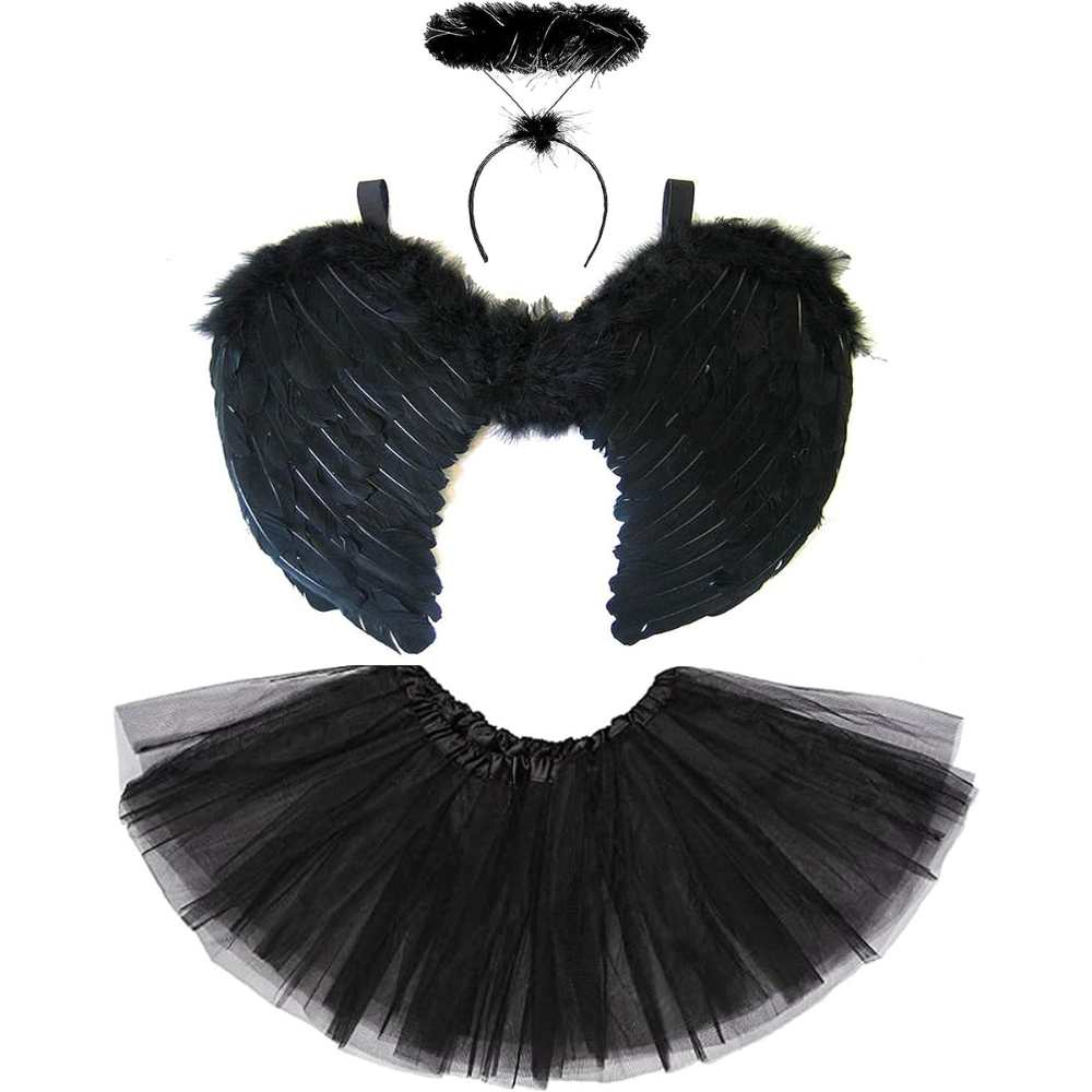 Black Fallen Angel Costume for Women Redstar Fancy Dress Black Fallen Angel Costume for Women Redstar Fancy Dress