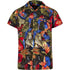 Black Hawaiian Shirt - Jungle Animal Print