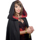 Black and Red Cape With Hood