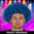 Blue Afro Wig
