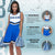 Blue Cheerleader Outfit 