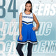 Blue Cheerleader Outfit 