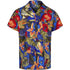 Blue Hawaiian Shirt - Jungle Animal Print