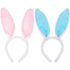Bunny Ears Headband - Pink & Blue (Pack of 2)