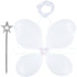 3pc White Fairy Costume for Kids