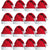 100 x Christmas Santa Hats