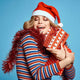 100 x Christmas Santa Hats