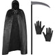 3pc Adult Dark Reaper Costume Set