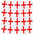 10 Meters Long England Bunting Flags - 20 St Georges Flag
