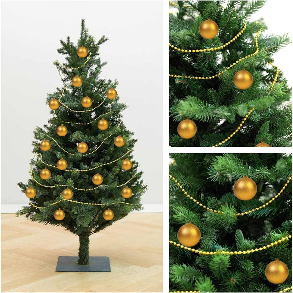 8 Meters Gold Christmas Tree Beads – Redstar Fancy Dress