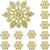 Gold Christmas Snowflakes