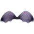Black Bat Wings Costume with Purple Glitter (Suitable for Both Adults & Kids)