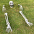 5pc Halloween Skeleton Head, Arms and Legs