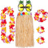 Ladies Hawaiian Fancy Dress Outfit (6 Pieces)
