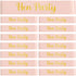 12 x Rose Gold Hen Party Sashes