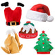 5pc Asst Xmas Hats