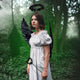 Kids Black Angel Costume