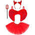 Kid's Devil Costume for Halloween (Set of 4)