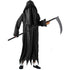 Kids Grim Reaper Costume Halloween Black Robe & Grim Reaper Scythe