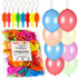 25pcs Large Punch Balloons | Multi-Coloured Birthday Balloons