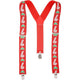 Christmas Candy Cane Mens Braces