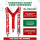 Christmas Candy Cane Mens Braces