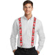Christmas Candy Cane Mens Braces