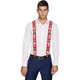 Christmas Candy Cane Mens Braces
