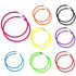 Women's Neon Hoop Earrings | Ultimate 80s Fancy Dress Accessory