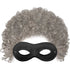 Granny Grey Old Lady Wig Afro And Eye Mask Set