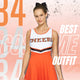 Orange Cheerleader Outfit 