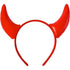 PVC Red Devil Horns Headband