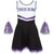 Purple Cheerleader Outfit