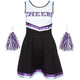 Purple Cheerleader Outfit