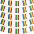 Gay Pride Rainbow Bunting Flag