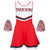 Red Cheerleader Outfit