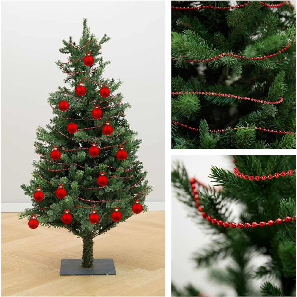Red Christmas Tree Beads (8 Meters) – Redstar Fancy Dress
