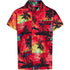 Red Men's Hawaiian Shirt - Aloha Summer Shirt
