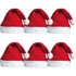 6 x Santa Hats