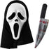 Adult Scream Ghostface Mask and Fake Knife Set