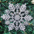 12 Pack Glitter Christmas Snowflakes (Silver)